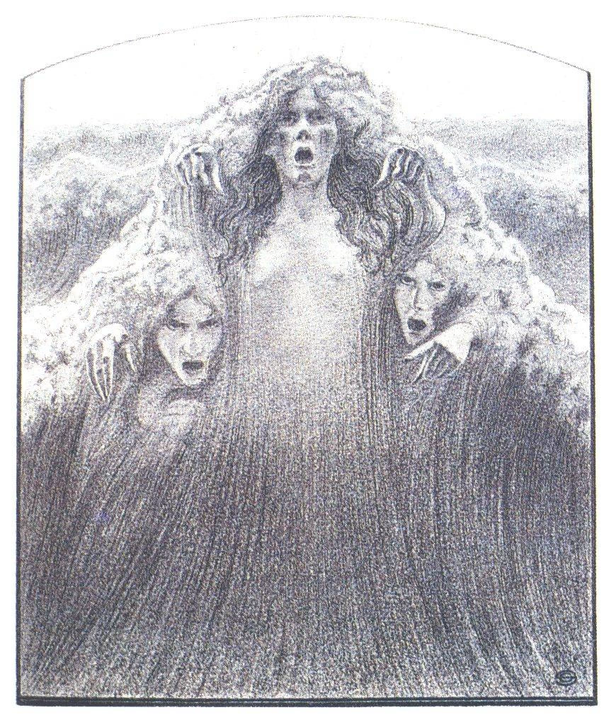 Illustrazione tratta da Parole di un credente di F. Lamennais. Parigi - Charles Meunier, 1908 9